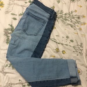 High waisted GAP jeans with side stripe!